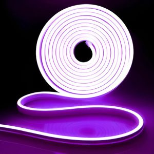 Kit Cinta Tira Led Neón Flexible 5m Pronta Para Usar - Imagen 1