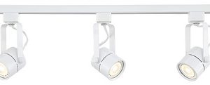 Luminaria Riel 1 Metro 3 Spot Tubular Y Lámparas Led Gu10 - Imagen 10