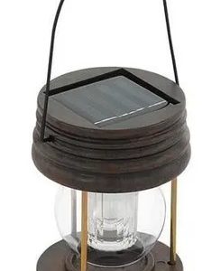 Luminaria Farol Solar Decorativa Mesa Jardin Exterior - Imagen 1