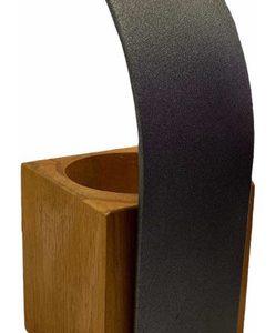 Luminaria Aplique De Pared Madera Y Metal - Imagen 2
