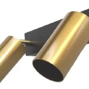 Luminaria Aplique Doble Spot Color Bronce Dorado Movible