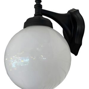 Luminaria Globo De Pared Exterior Intemperie 24cm - Imagen 2