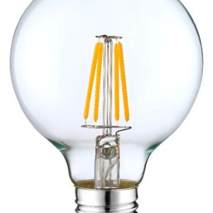 Lámpara Globo Led 7w Calido Multifilamento G95 Vintage Retro - Imagen 1